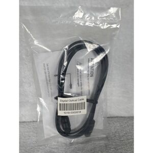Unbranded Digital Optical Cable Unisex OS Black New SPDIF Toslink Audio